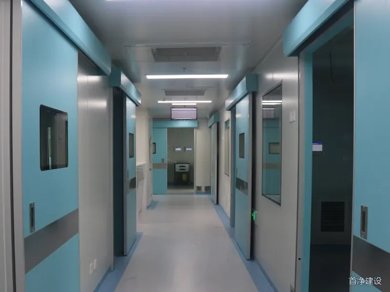 北京首净承建的友谊医院通州院区病房项目现场图