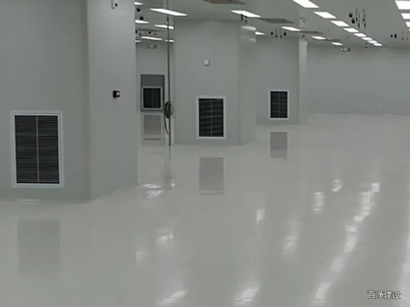 北京首净承建的唐山九天微星生产厂房1期洁净间及附属设备设施安装项目现场图