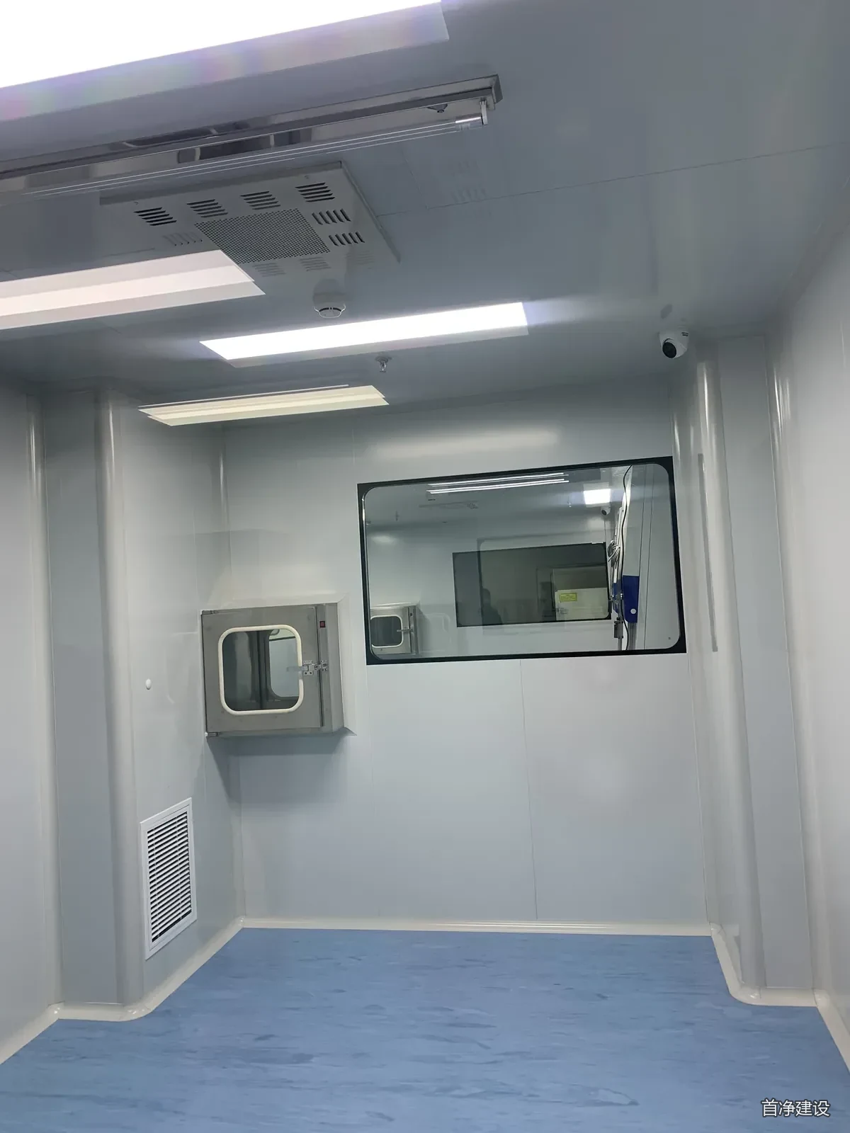 北京首净承建的慈铭PCR实验室新建项目现场图